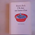 L'île dans une bassine, béatrix beck, collection neuf, éditions l'école des loisirs 1996