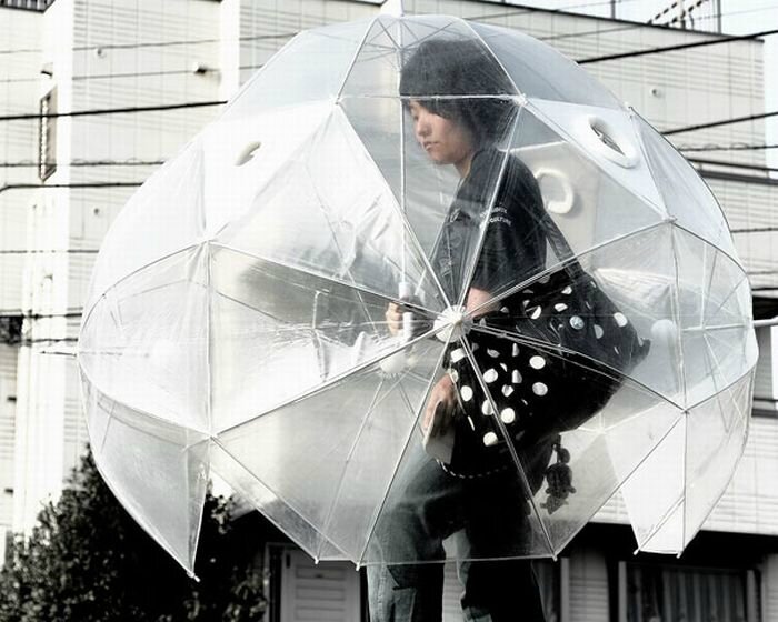 parapluie très englobant