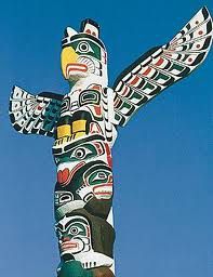 AIGLE TOTEM CHEZ LES INDIENS DES AMERIQUES