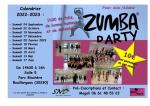 calendrier zumba party 2022-2023
