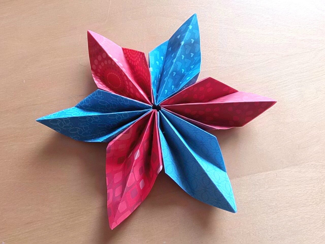 Etoile en origami  Les petites cr as de Nath