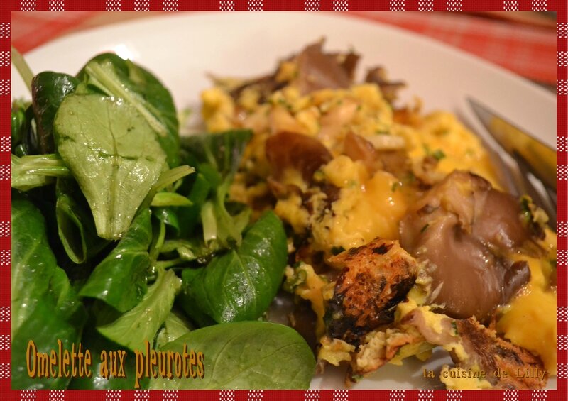 omelette aux pleurottes