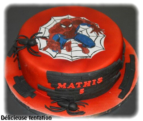 Gateau Spiderman Les Gourmandises De Kiki