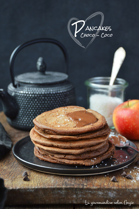 pancakes vegan chocolat coco (1)