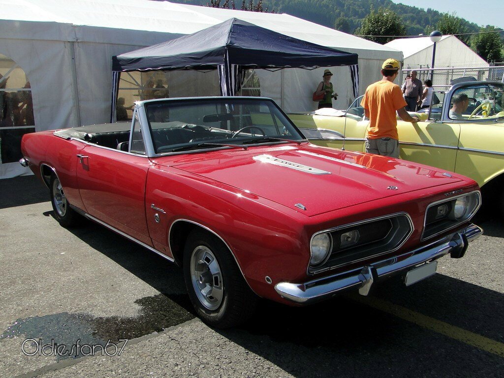 Plymouth Barracuda 340 Formula S convertible, 1968 - Oldiesfan67 "Mon