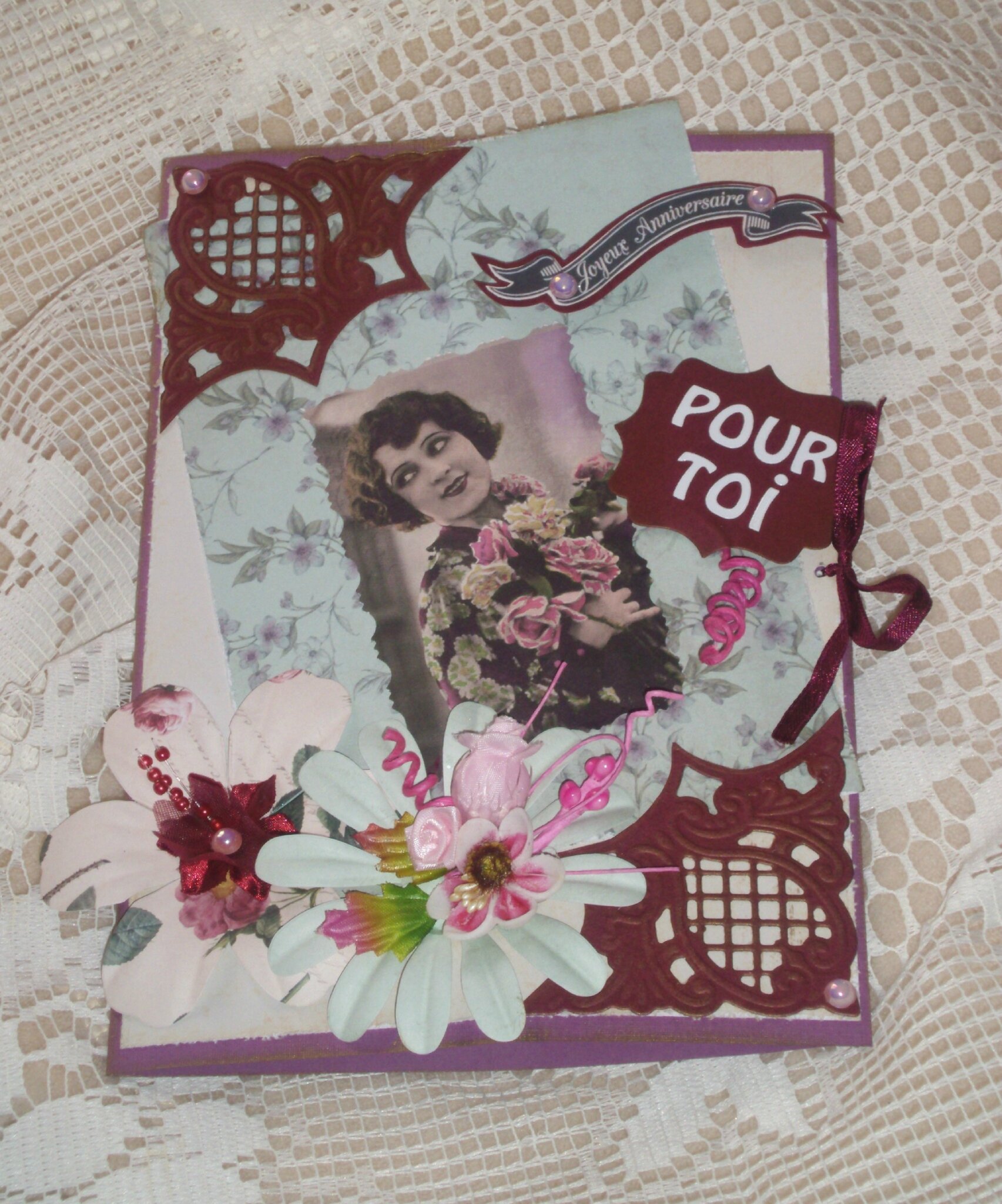 Carte Anniversaire Bienvenue Chez Gigi Scrap