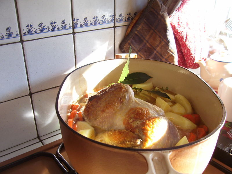 Pintade Aux Poires Le Jardin De Cruik Les Fleurs Les Legumes