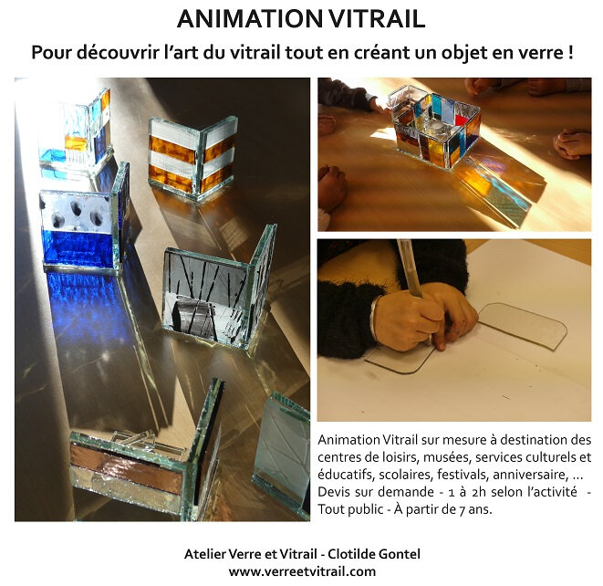 Animation vitrail : photophore