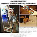 Animation vitrail : photophore