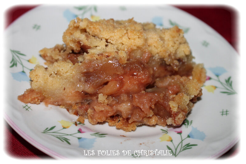 Crumble coings chocolat 1
