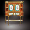 Sotheby's to auction very rare secrétaire with sevres porcelain plaques stamped a. weisweiler