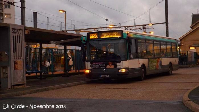 Plan Du Bus 156 Et 356 Avant Le 1er Juillet 17 Les Grands Projets De Transports Parisien