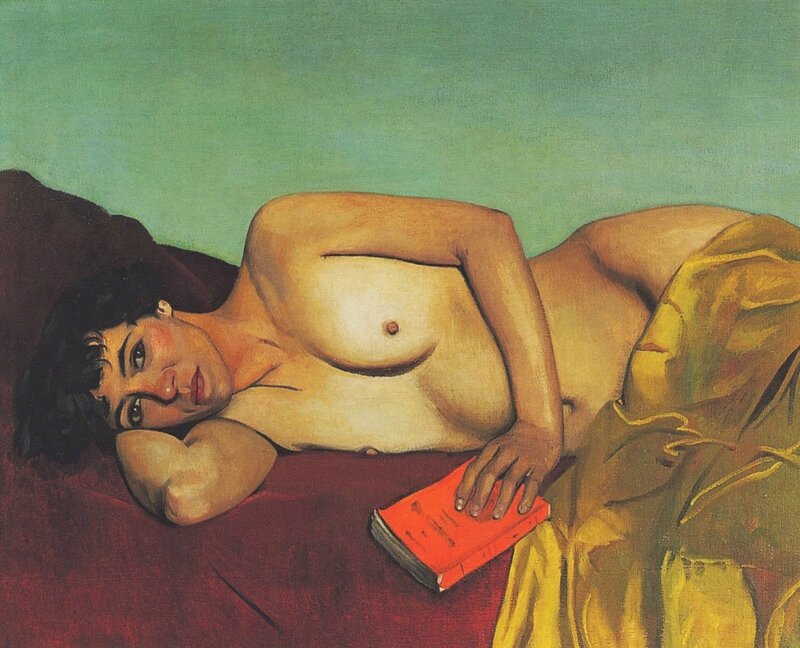 Félix Vallotton, La lecture abandonnée, 1924