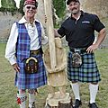 Le chieftain again, avec Francis BREBNER, deux légendes des Higland Games