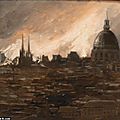 Girardet, les incendies de Paris, 24 mai 1871