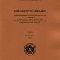 Bibliographie lorraine : parution du tome ix, fascicule 2