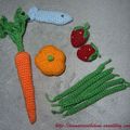 Légumes au crochet !! encore !!!