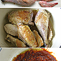Pintade (poulet) à la coréenne : bulgogi en ragoût