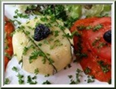 charlottes de courgettes au fromage frais charlottes de courgettes au fromage frais