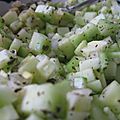 Salade concombre menthe (serkeh khiar)