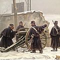 Chaperon, Bataille sous la neige en 1870