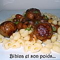 Boulettes de bœuf faciles et rapides et leur sauce champignons