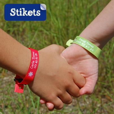 Bracelets identfication enfants-Stikets