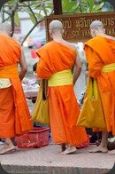 Laos Luang Prabang moines monk