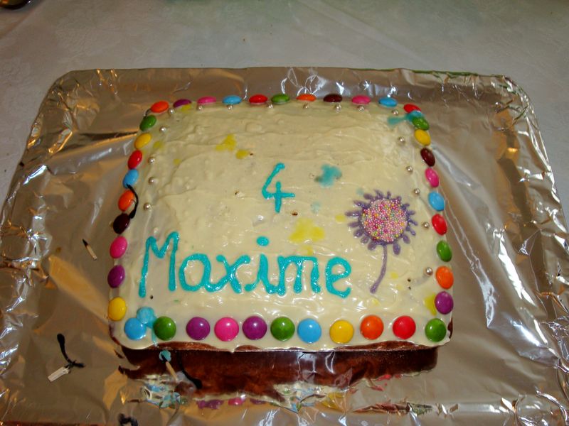 Maxime 4 Ans Photo De Gateaux D Anniversaire Et Autres Gourmandises Marion A Londres