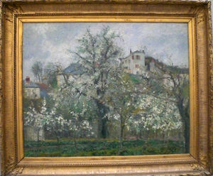 Pruniers en fleurs-Pissarro