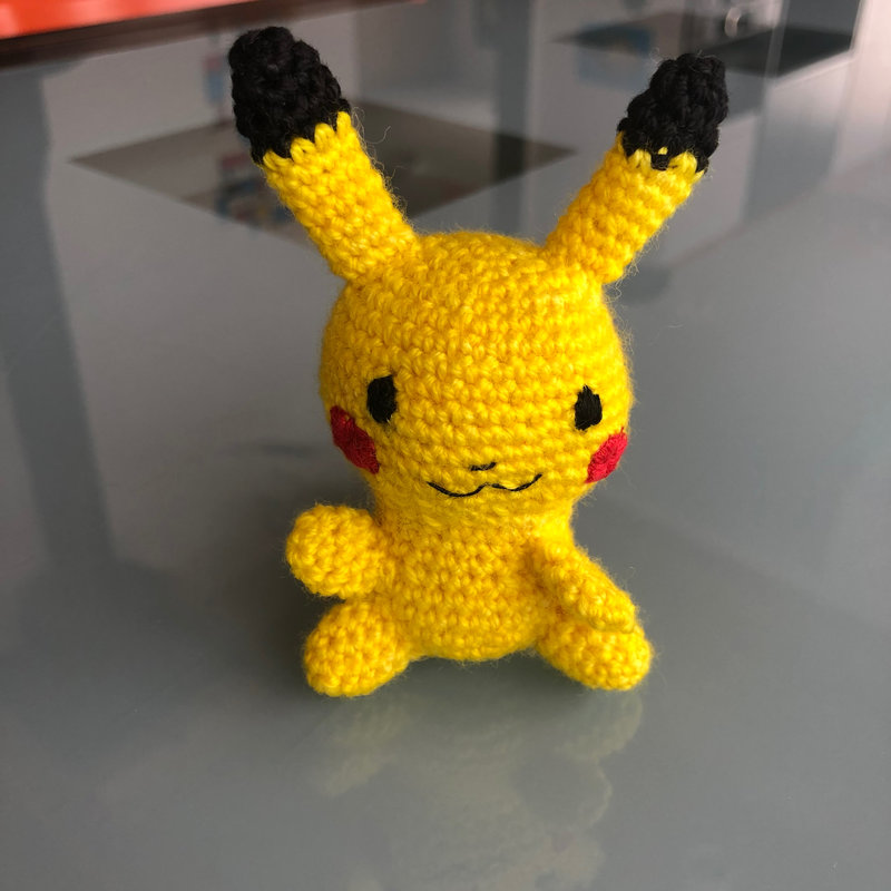 Pikachu, design Clare Heesh