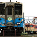 JRキハ54 (54-8) & キハ58, Matsuyama depot
