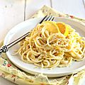 Spaghetti à l'ail & au citron #detox