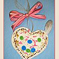 Le Cœur de Diane Salon des Loisirs Créatifs Saint-Chamas 6-7 avril 2013 - Bricolage chutes de bois perles et ruban - Atelier enfants récupération