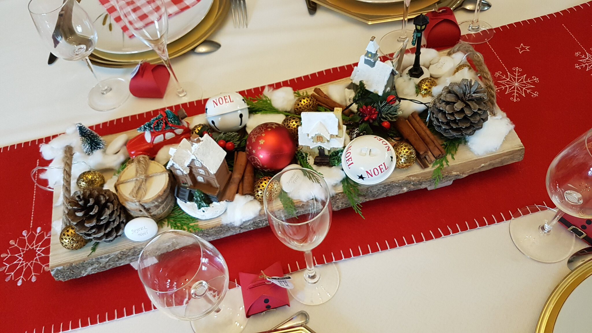 Décorations du repas de Noël du 25 décembre - Le scrapauroreblog