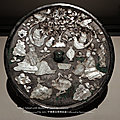 Bronze mirror inlaid with mother-of-pearl decoration, The 1st year of Zhide Era, Tang Dynasty, 756AD