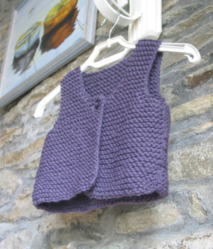 modèle gilet de berger à tricoter