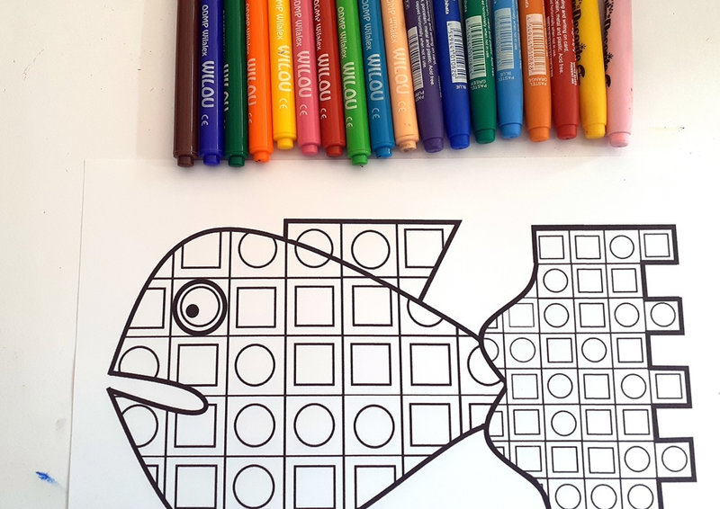 423-Artistes à explorer-Poisson VASARELY (1)