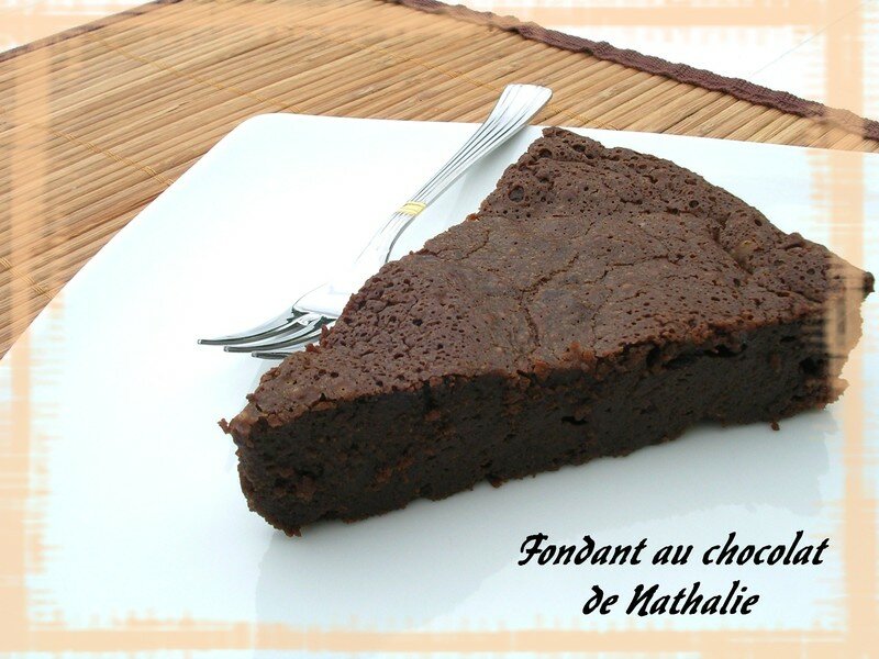 Fondant Au Chocolat De Nathalie Aux Mille Et Un Delices