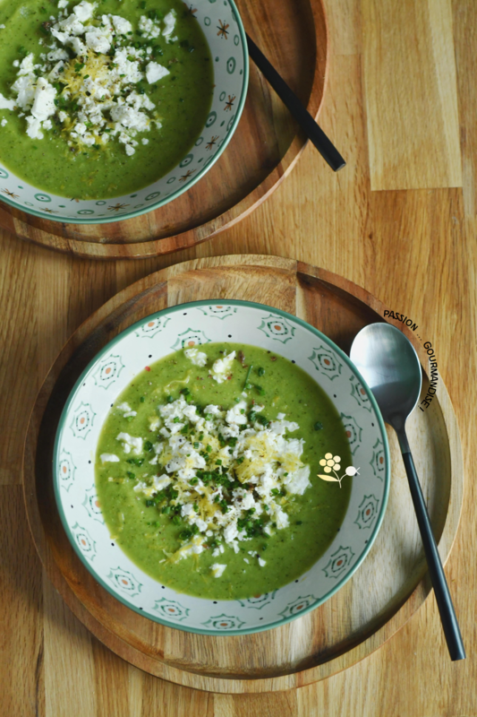 Velouté courgettes & petits pois_3