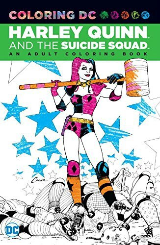 coloring DC harley quinn and the suicide squad