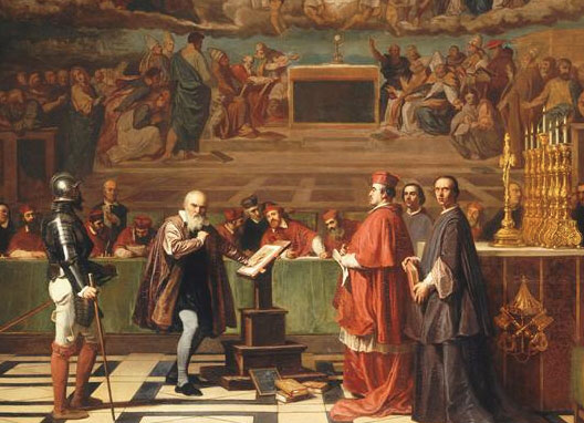 Joseph Nicolas Robert-Fleury, Galilée devant le Saint-Office au Vatican, 1847