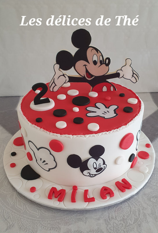 Mickey ganache chocolat et sponge cake 18 12 2021 (30)