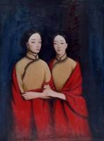 DDS 368 Yin Xin -chasseriau_les deux seours , 2002, (130x97cm) - copie