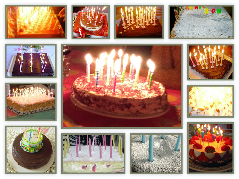gâteaux d'anniversaires