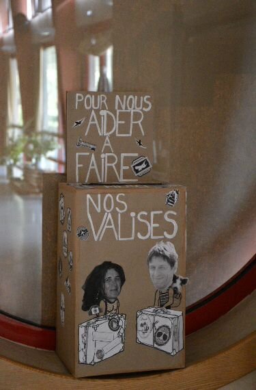 Mariage décoration salle (l\u0027urne voyage de noces) , Wenekaa