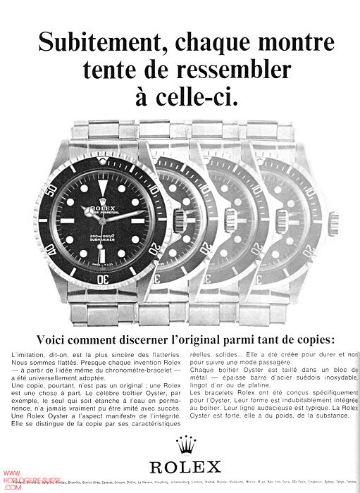 Rolex discount contrefacon suisse