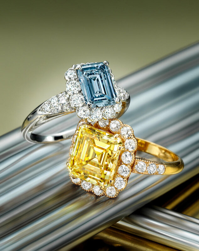 Rare Fancy Coloured Diamond High Jewellery