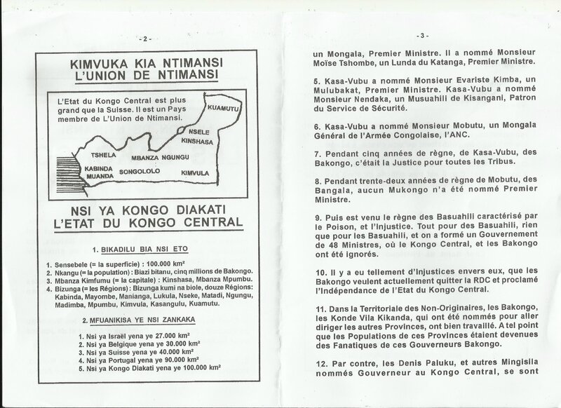 LES BAKONGO AU POUVOIR b