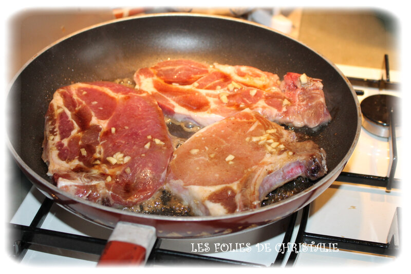 Côtes de porc marinées 4